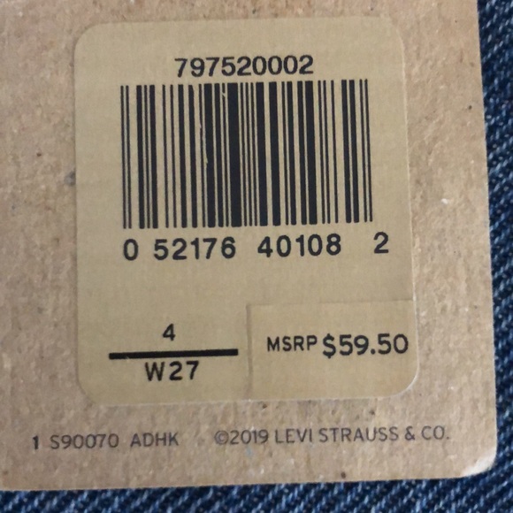 Levi’s High Rise Denim Mini Skirt - Picture 4 of 4